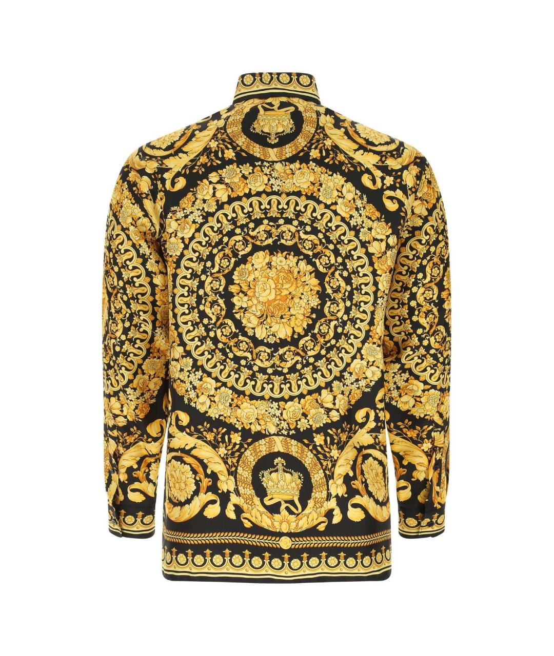 VERSACE Мульти шелковая кэжуал рубашка, фото 2