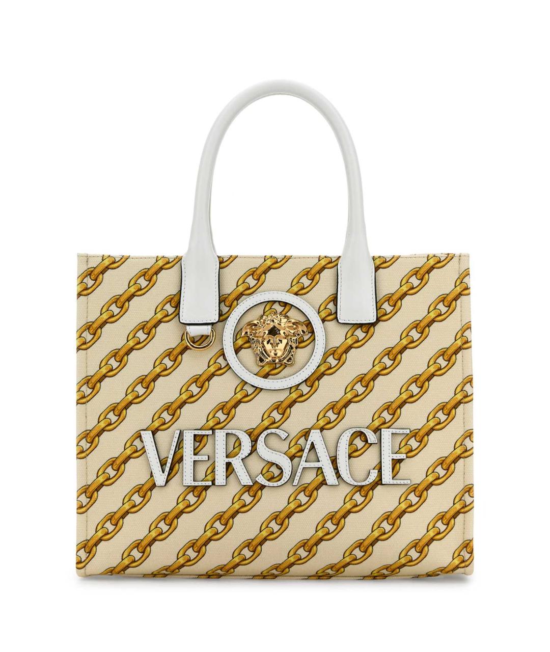 VERSACE Мульти хлопковая сумка тоут, фото 1