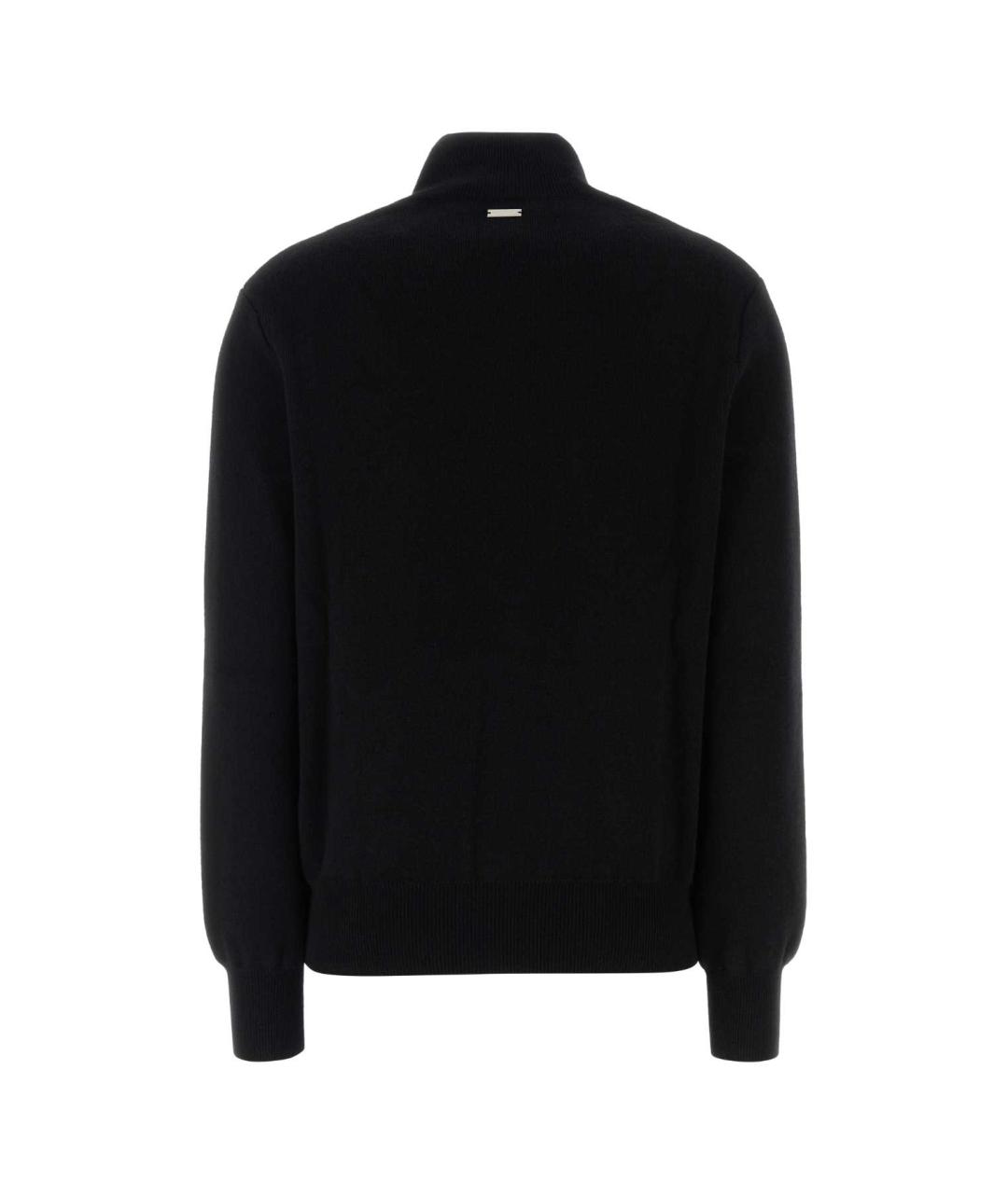 FERRAGAMO Черный шерстяной джемпер / свитер, фото 2