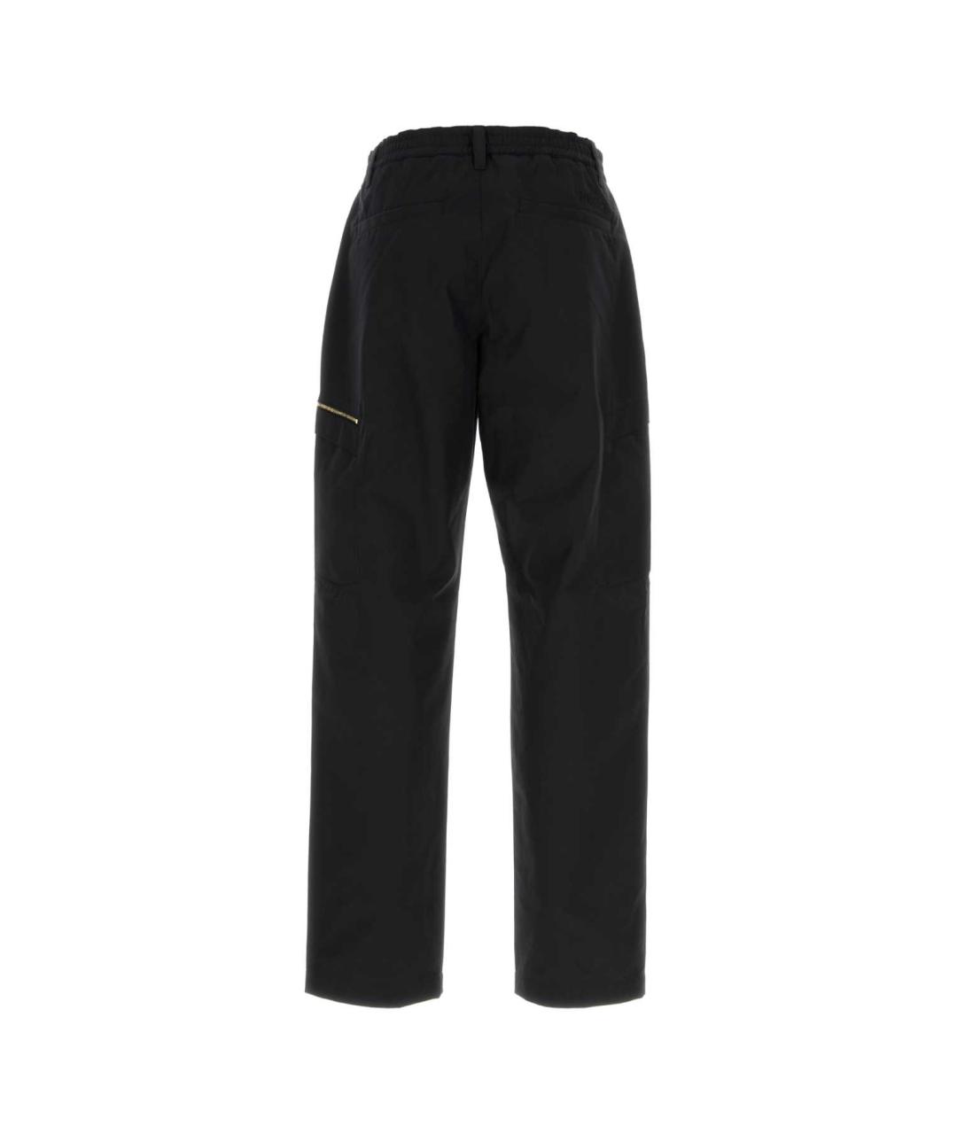 VERSACE Черные хлопковые повседневные брюки, фото 2