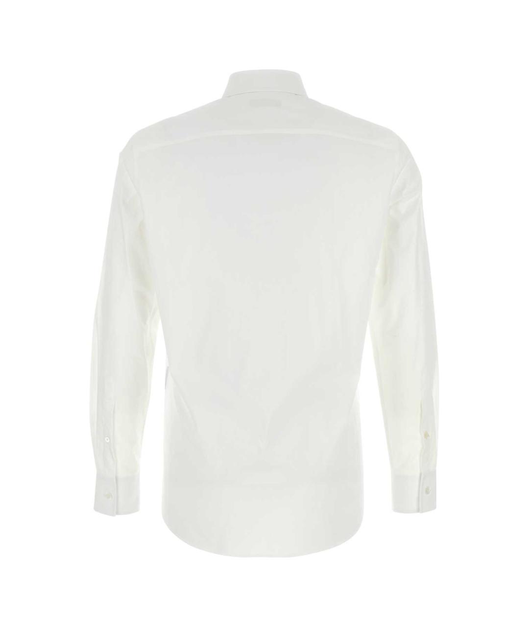 VALENTINO Белая хлопковая кэжуал рубашка, фото 2