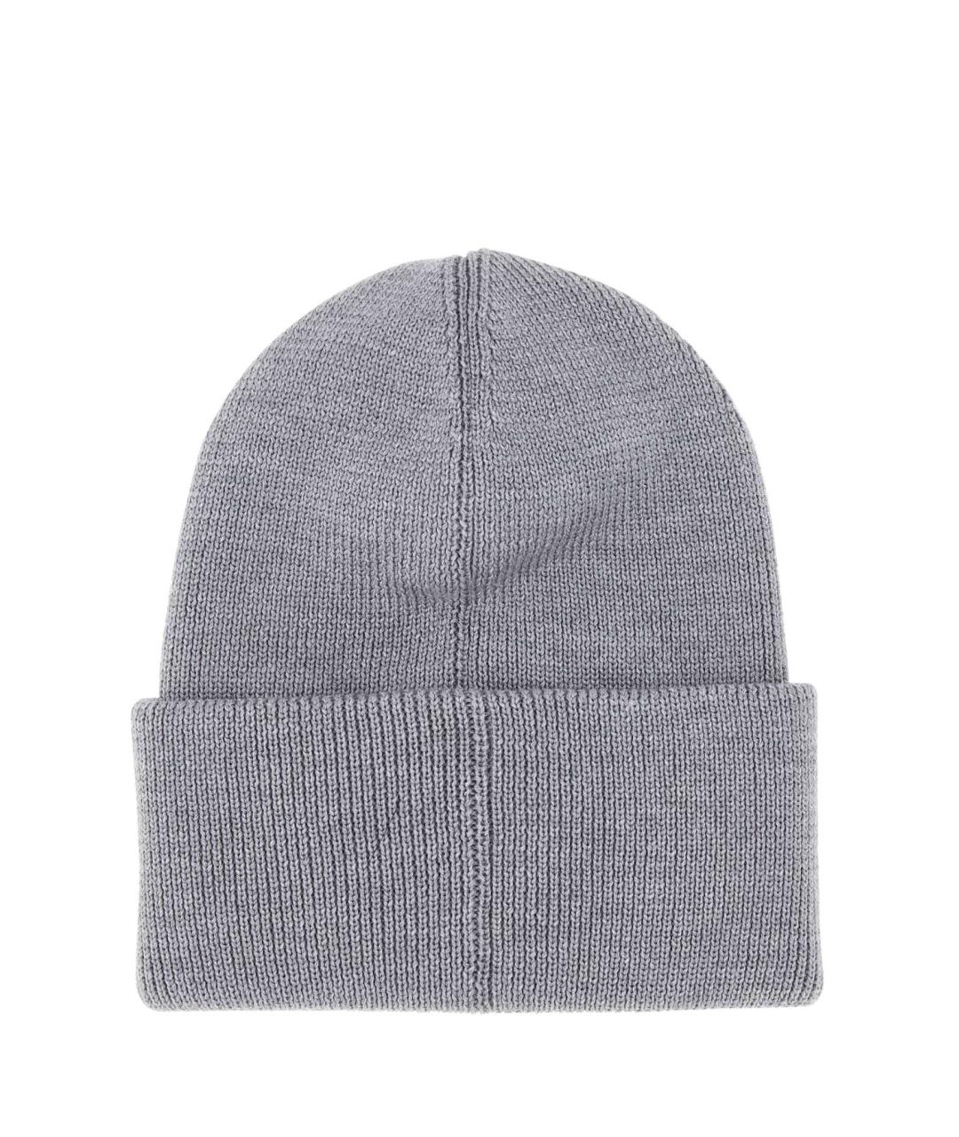 CANADA GOOSE Серая шерстяная шапка, фото 2