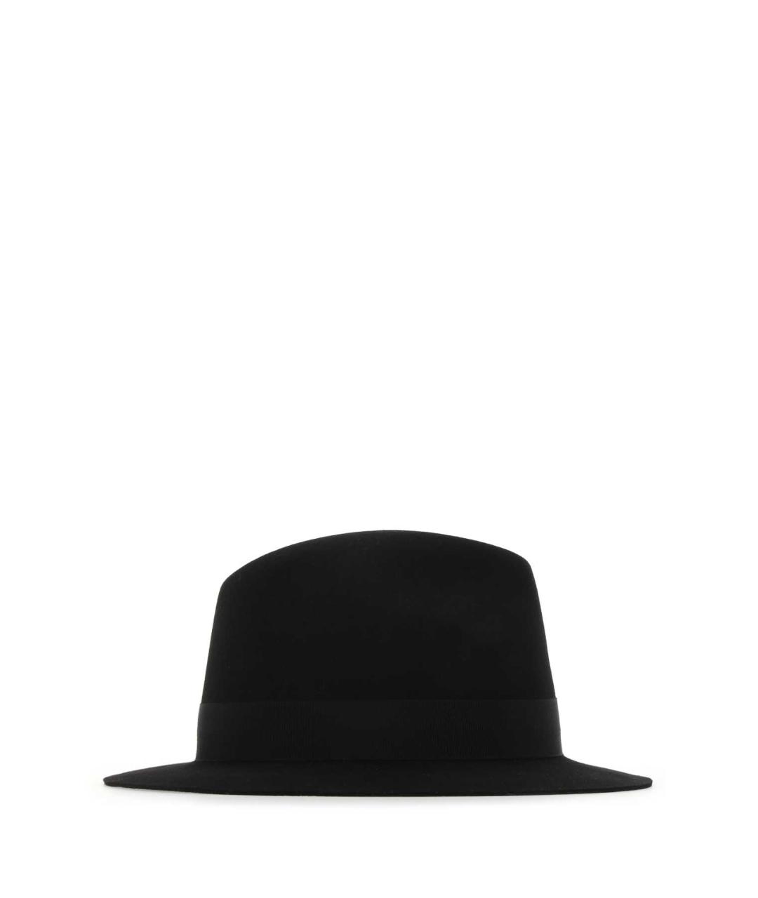 SAINT LAURENT Черная шляпа, фото 2