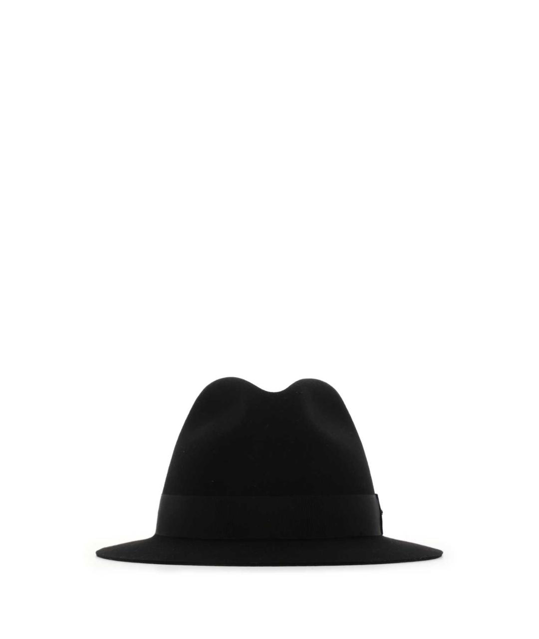 SAINT LAURENT Черная шляпа, фото 1
