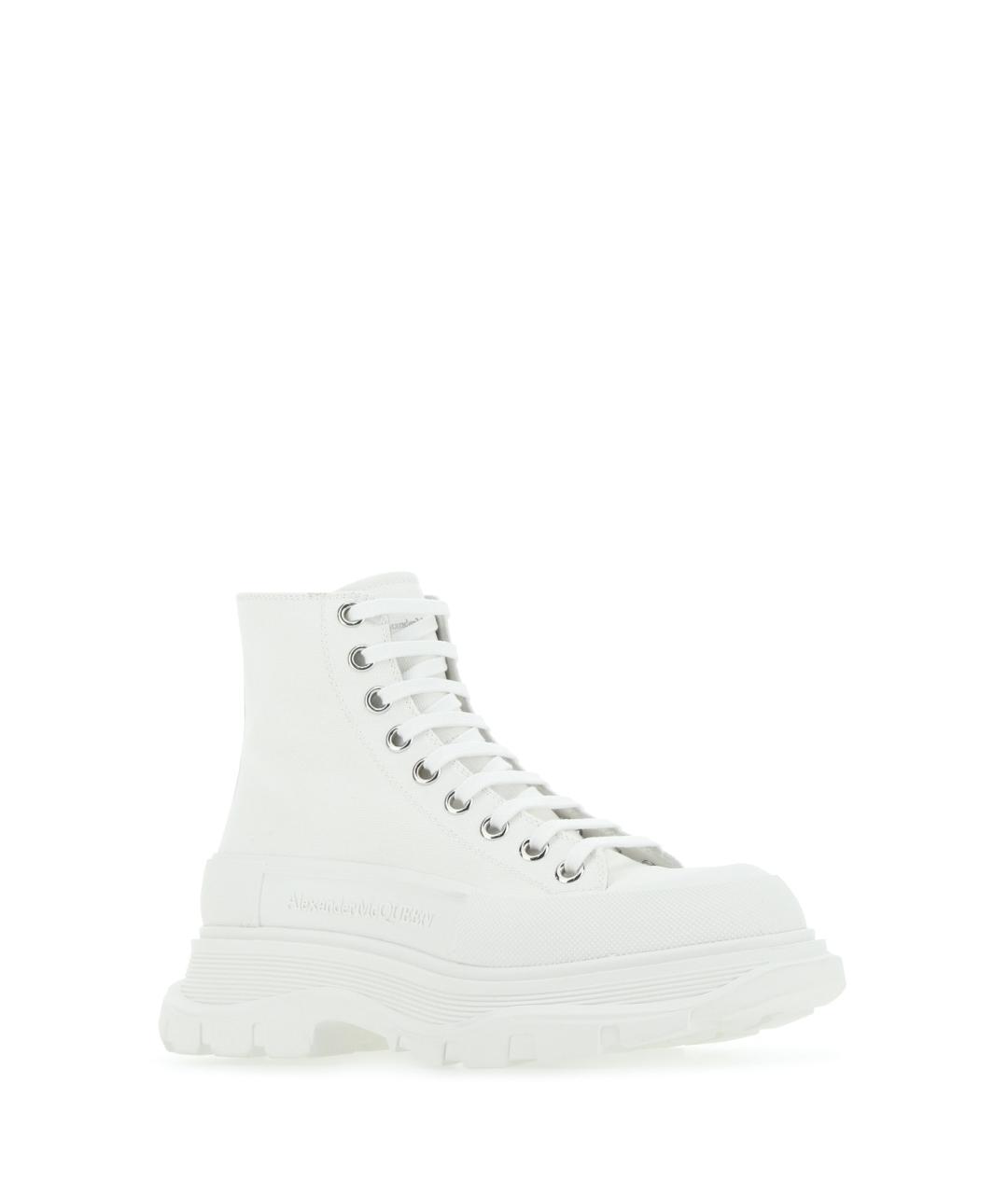 ALEXANDER MCQUEEN Антрацитовые текстильные кроссовки, фото 2