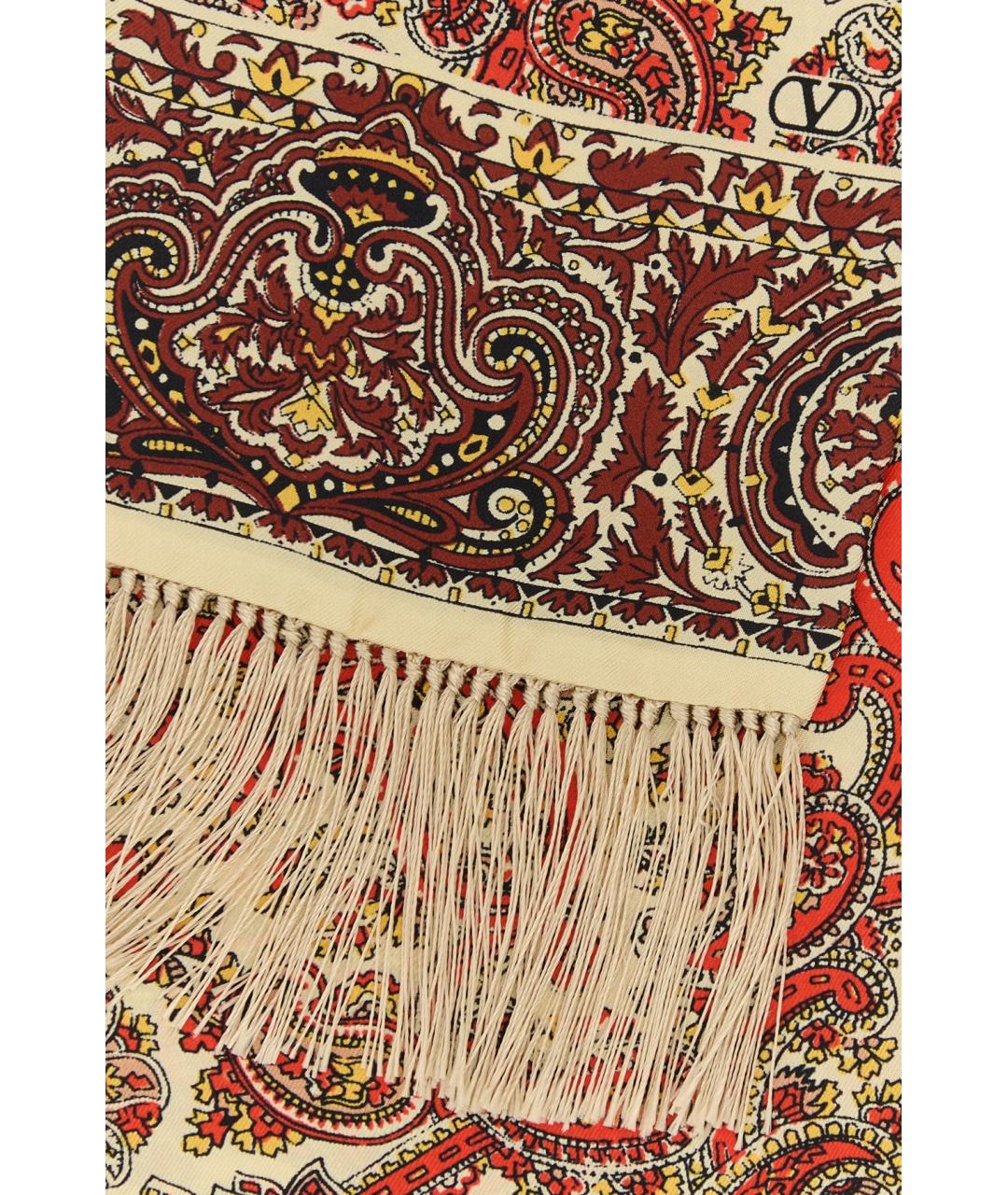 VALENTINO Мульти шелковый шарф, фото 2