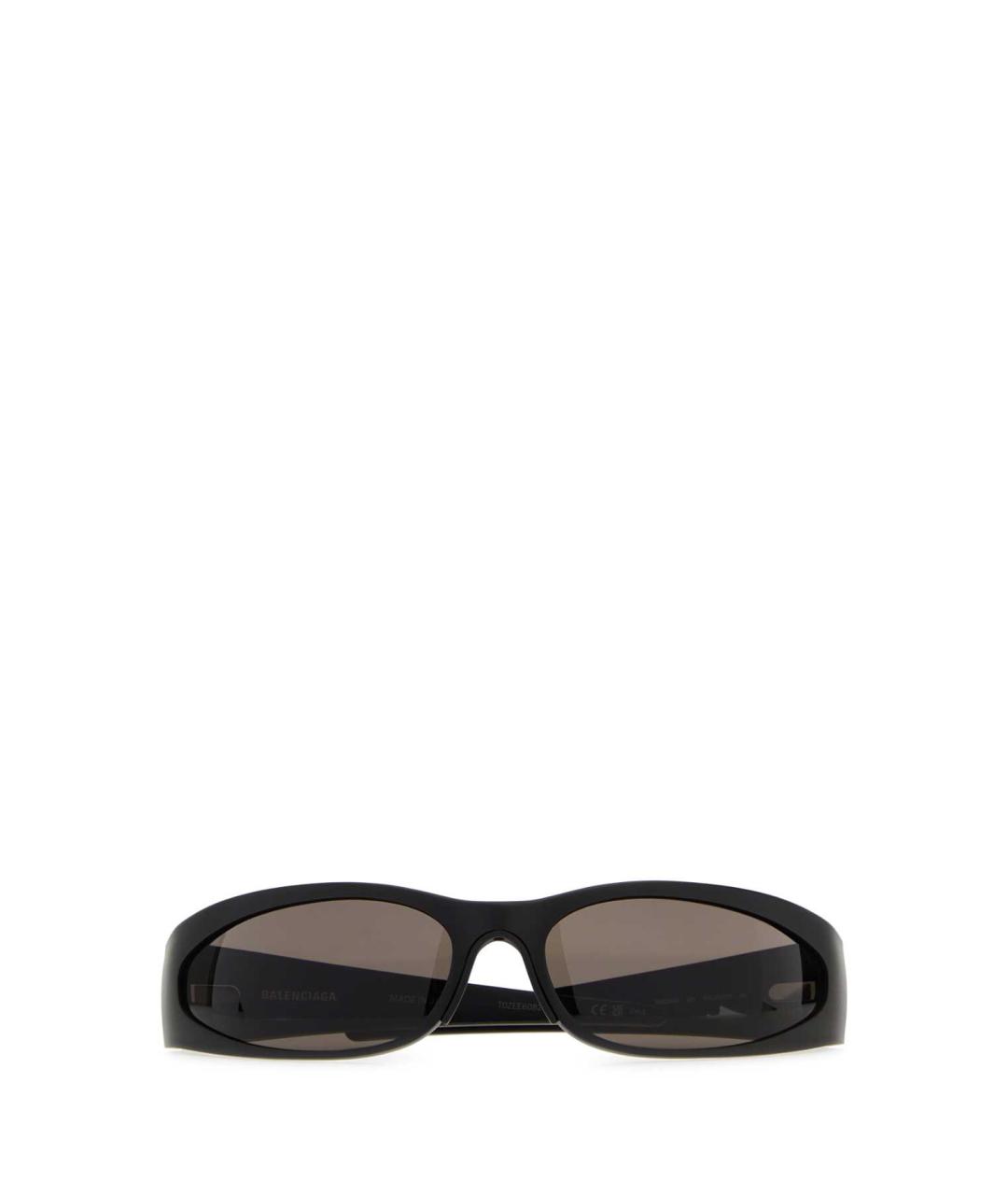 BALENCIAGA Черные металлические солнцезащитные очки, фото 2