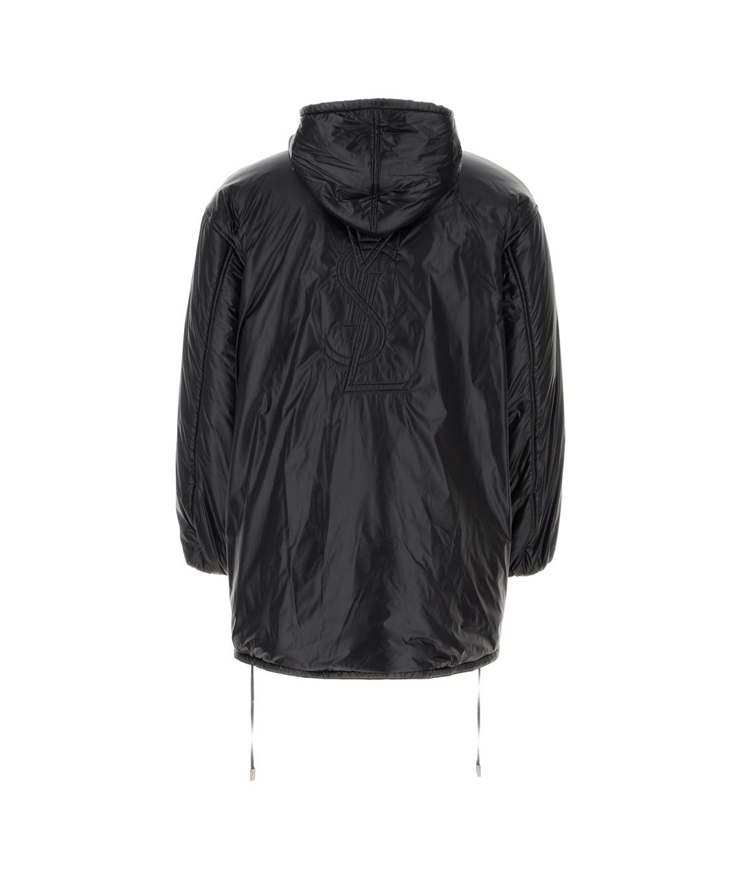 SAINT LAURENT Черная полиамидовая куртка, фото 2