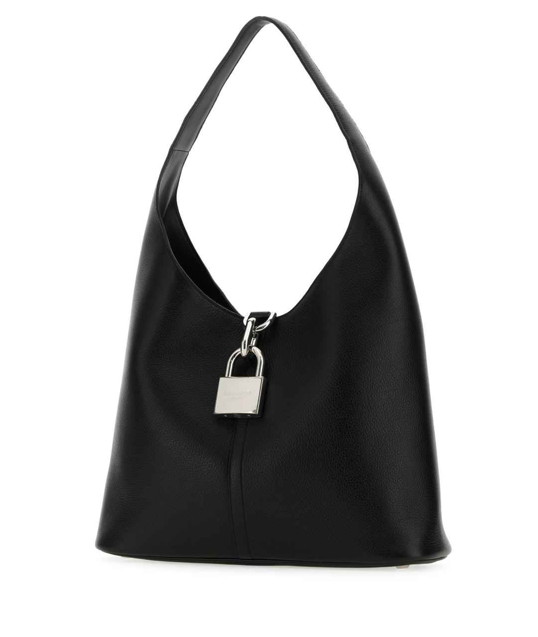 BALENCIAGA Черная кожаная сумка тоут, фото 2