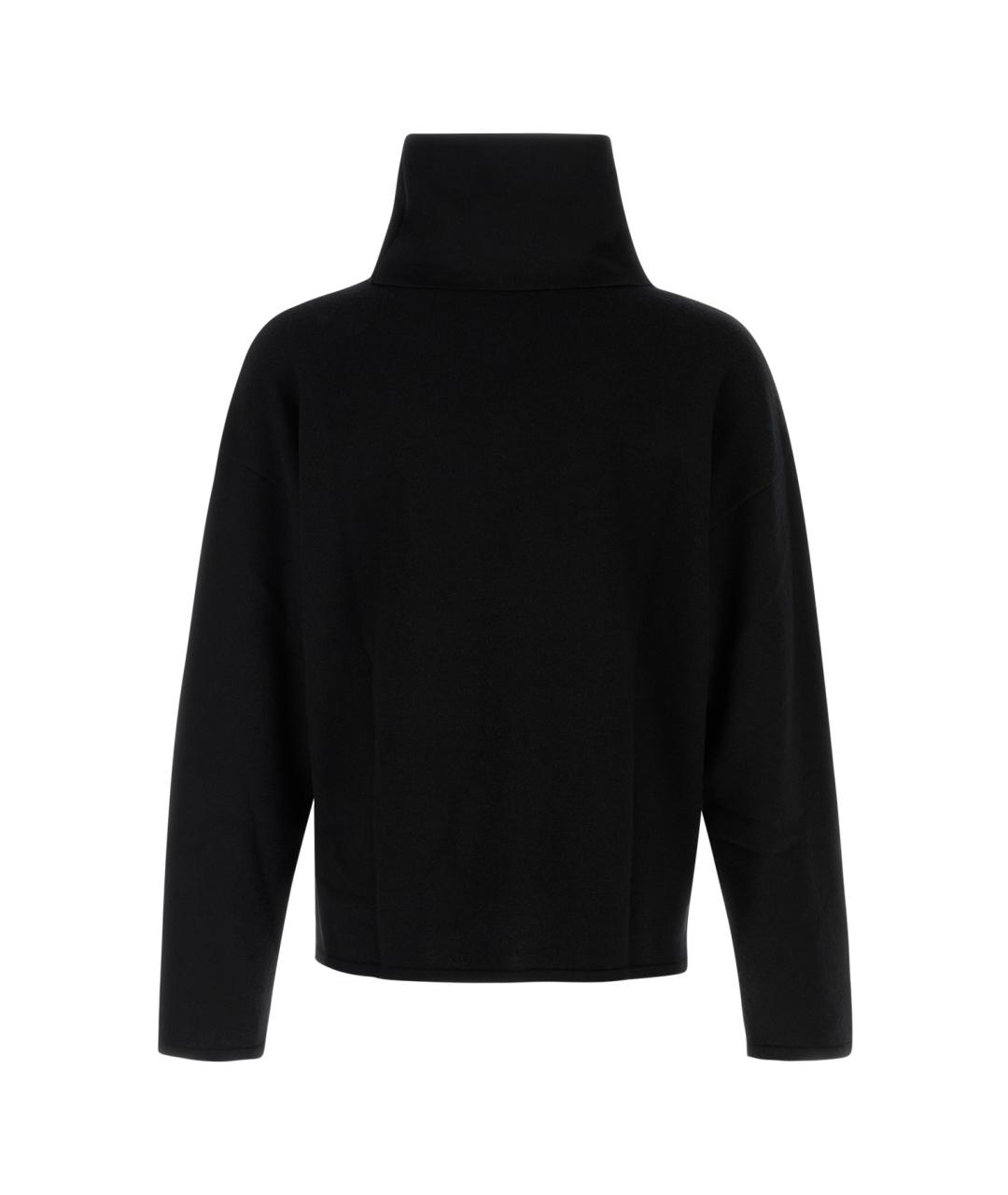 SAINT LAURENT Черный шерстяной джемпер / свитер, фото 2