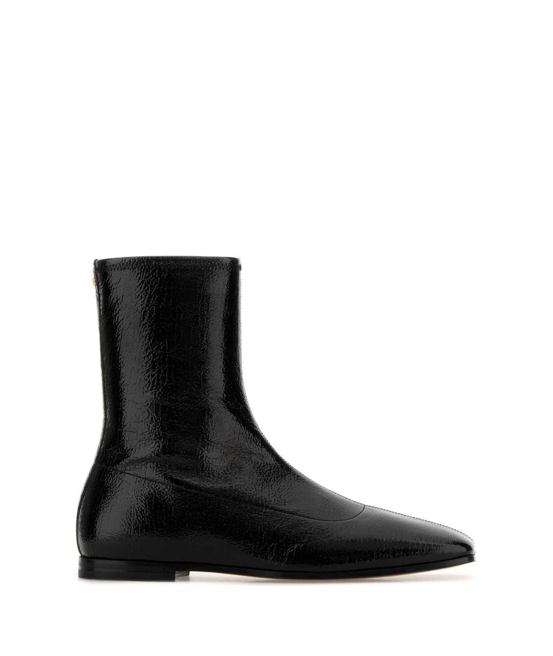 VALENTINO Черные кожаные высокие ботинки, фото 1