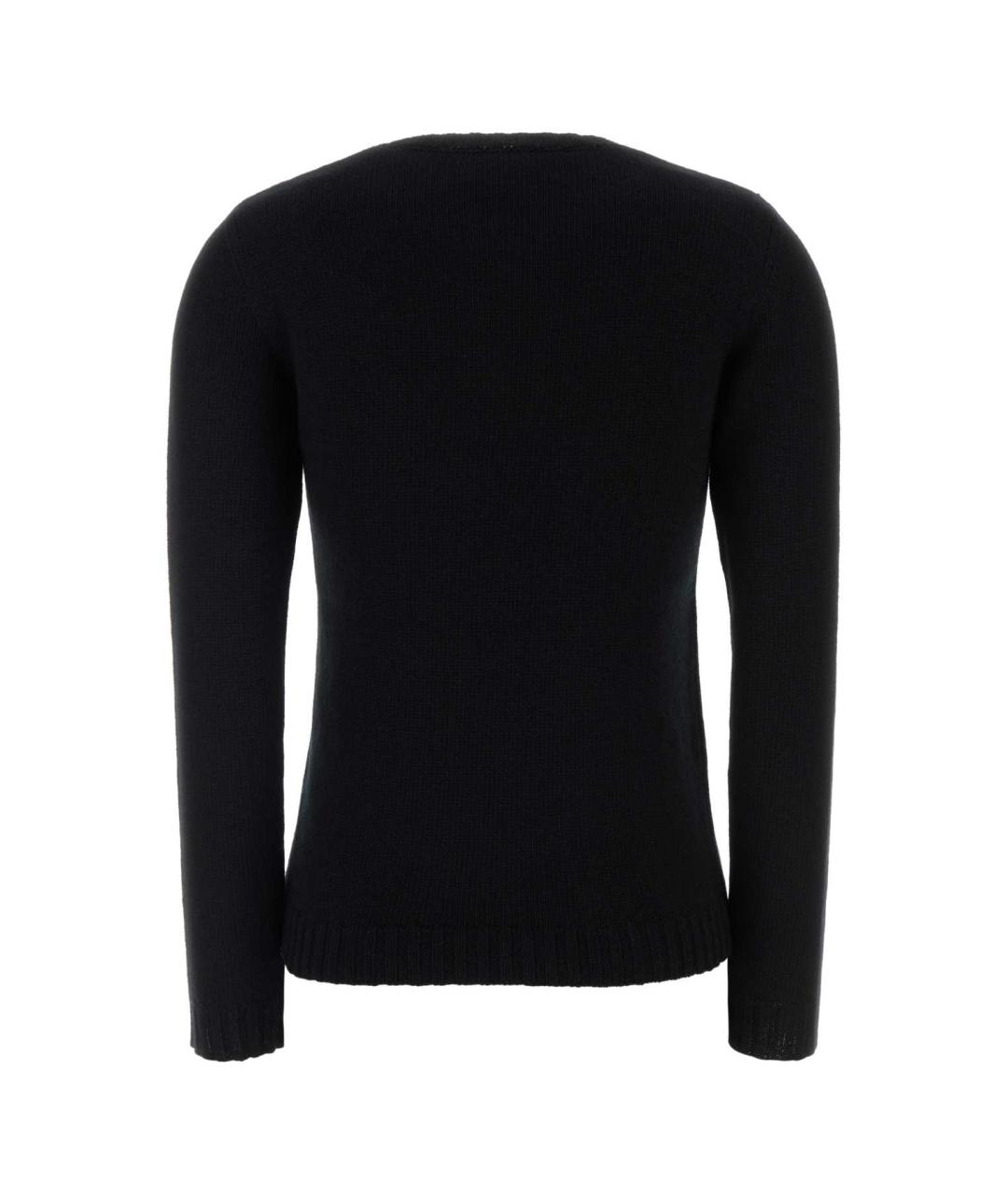 VALENTINO Черная шерстяная футболка, фото 2