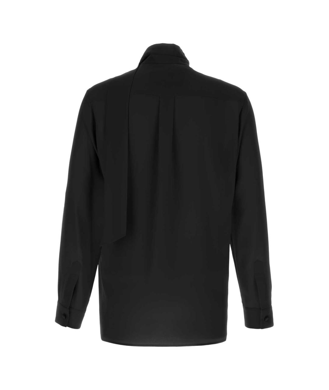 VALENTINO Черная шелковая кэжуал рубашка, фото 2
