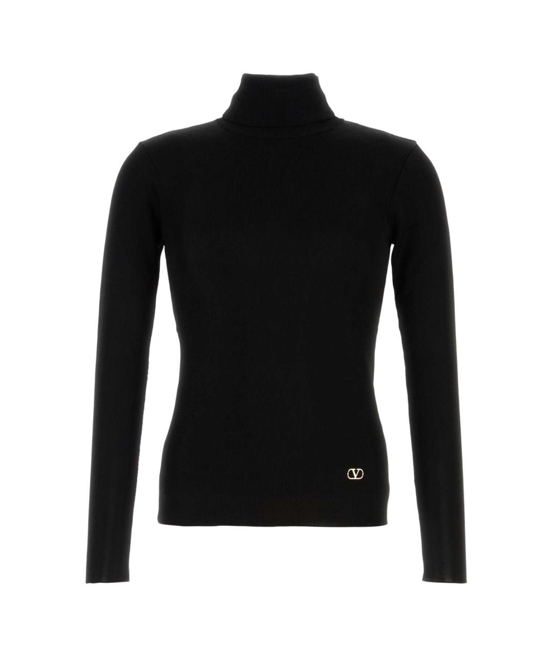 VALENTINO Черный вискозный джемпер / свитер, фото 1