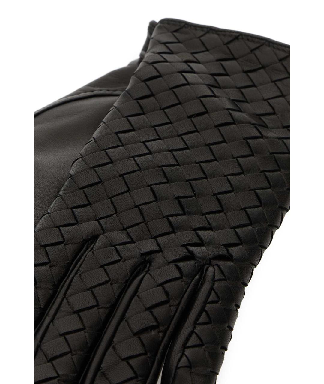 BOTTEGA VENETA Черные кашемировые перчатки, фото 2