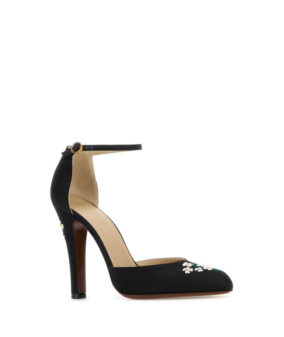 VALENTINO Черные текстильные туфли, фото 2