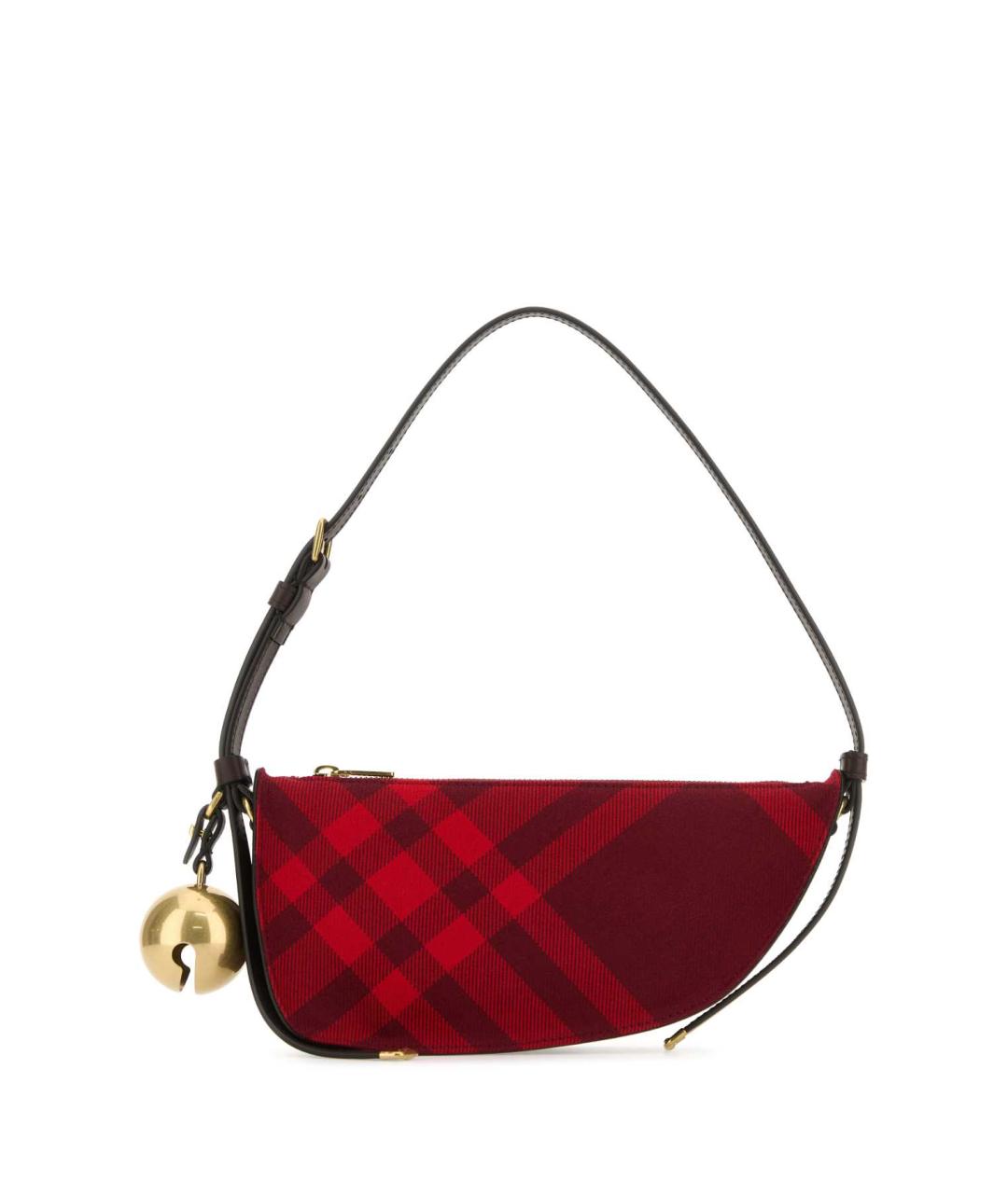 BURBERRY Красная синтетическая сумка с короткими ручками, фото 1