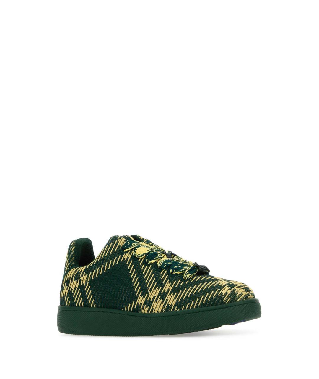 BURBERRY Мульти текстильные низкие кроссовки / кеды, фото 2