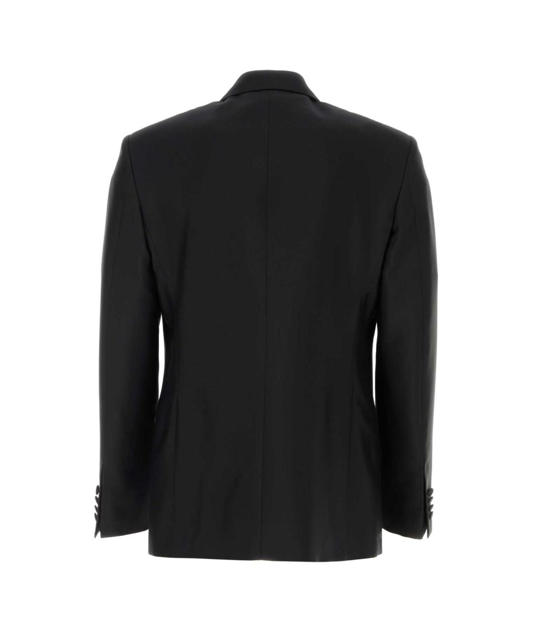 BURBERRY Черный шерстяной пиджак, фото 2
