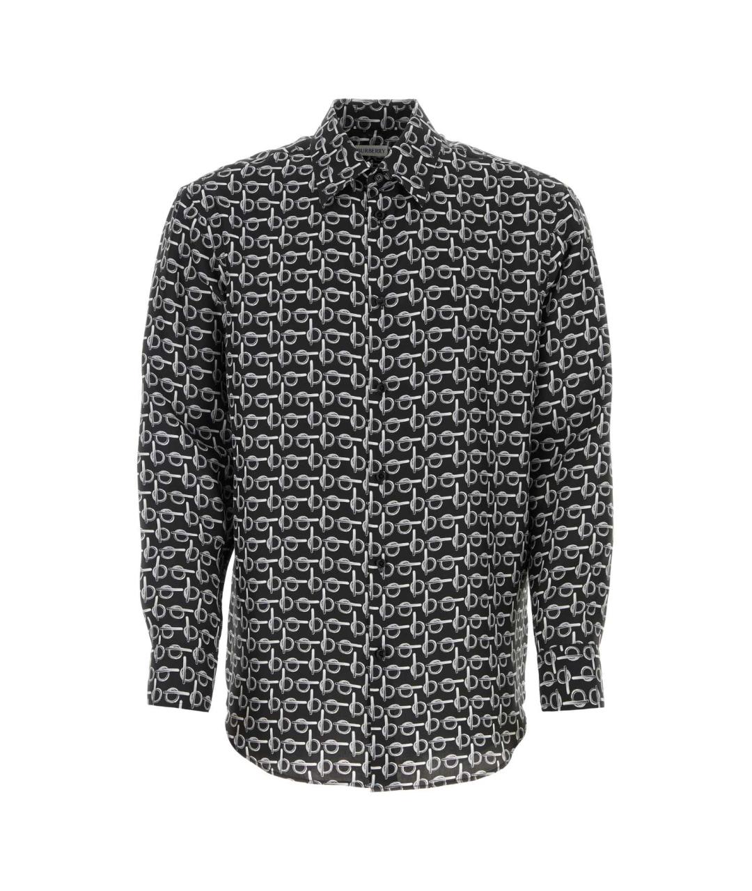BURBERRY Мульти шелковая кэжуал рубашка, фото 1