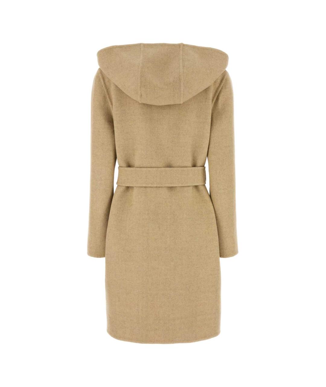 BURBERRY Бежевое шерстяное пальто, фото 2