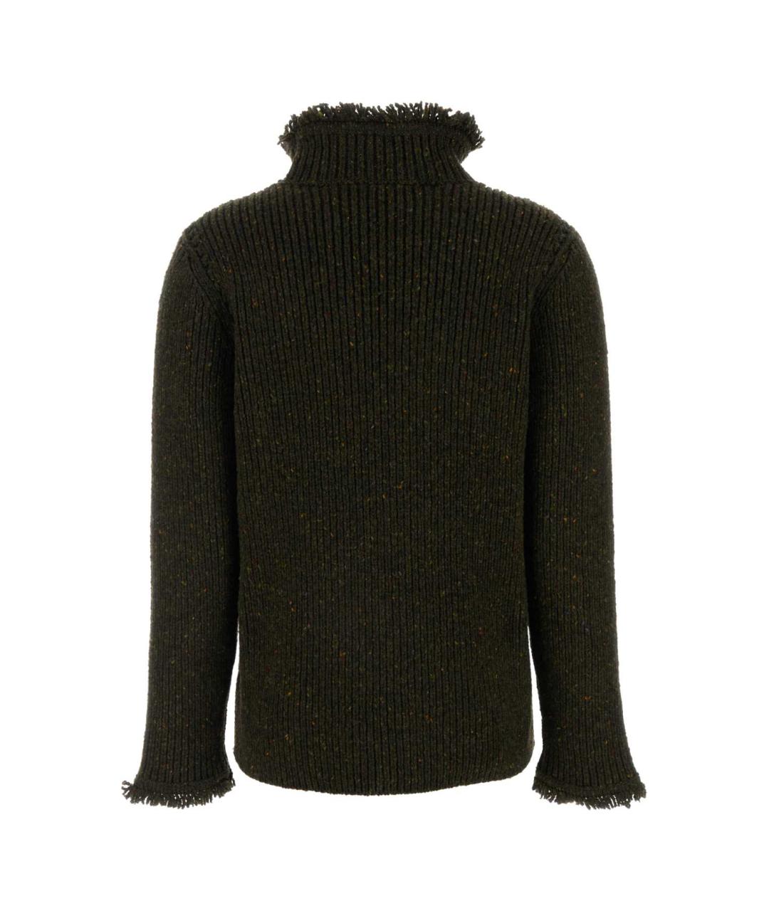 BURBERRY Хаки шерстяной джемпер / свитер, фото 2