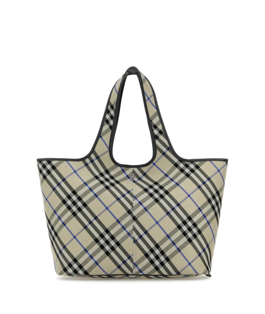 BURBERRY Бежевая хлопковая сумка тоут, фото 1