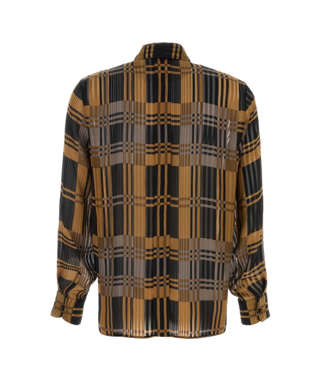 SAINT LAURENT Мульти шелковая кэжуал рубашка, фото 2