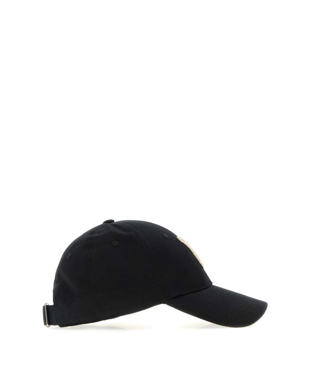 SAINT LAURENT Черная хлопковая кепка/бейсболка, фото 2