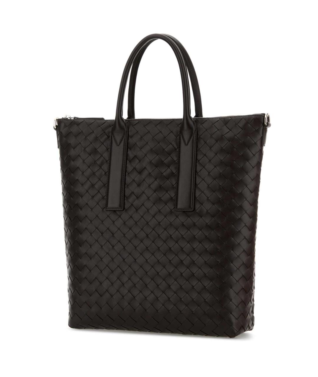 BOTTEGA VENETA Коричневая кожаная сумка тоут, фото 2