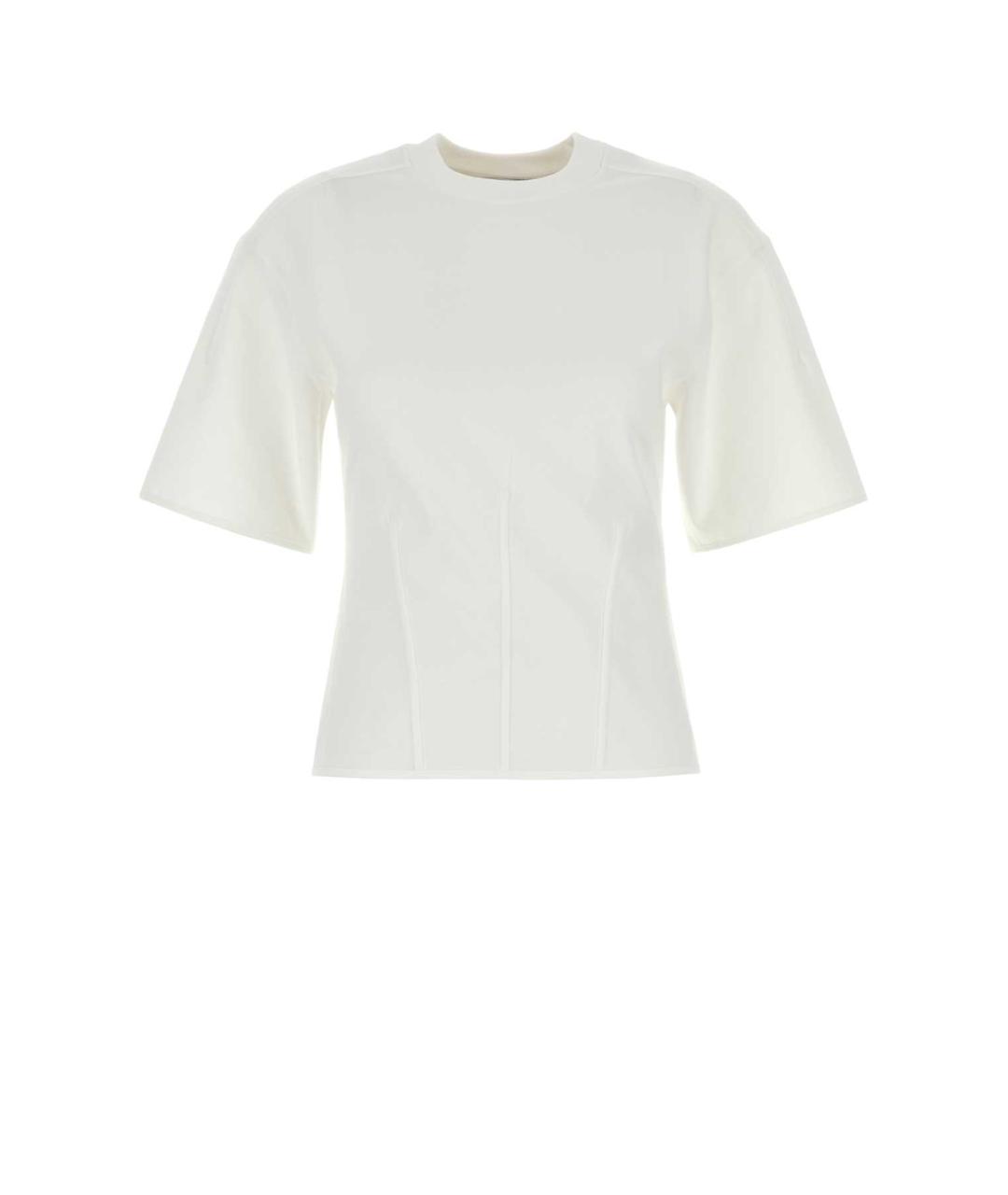 ALEXANDER MCQUEEN Белая хлопковая футболка, фото 1