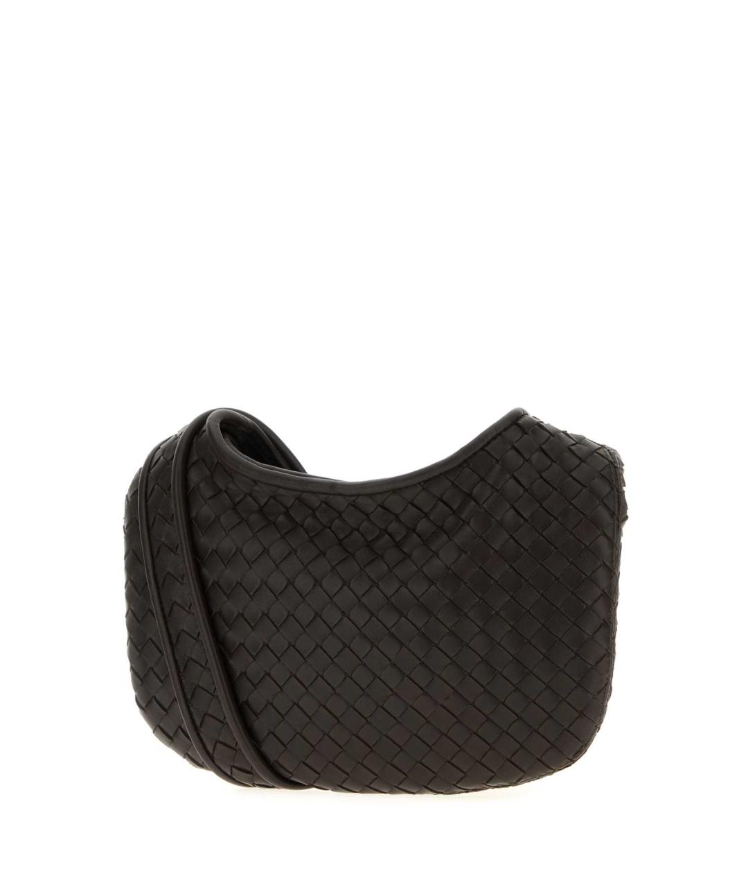 BOTTEGA VENETA Коричневая кожаная сумка на плечо, фото 2