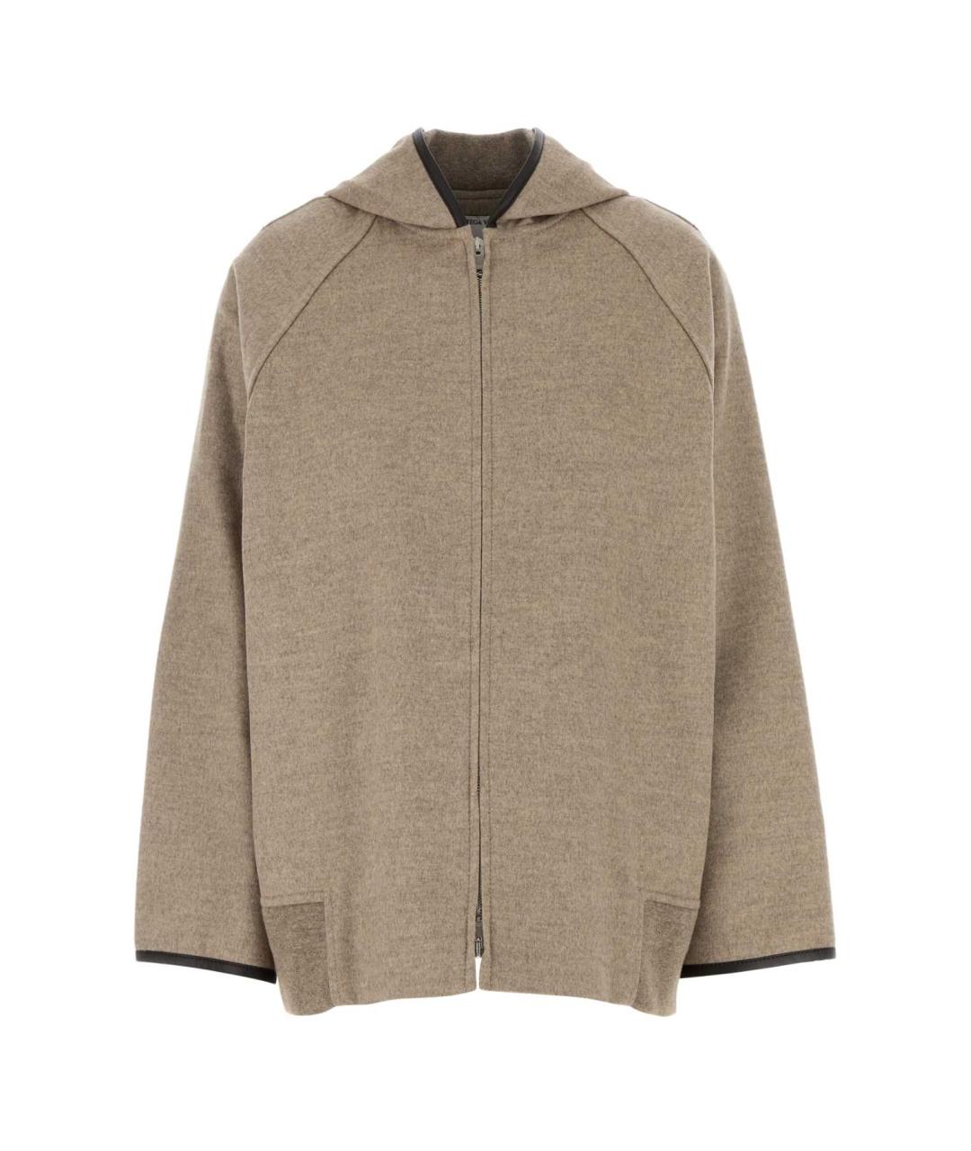 BOTTEGA VENETA Бежевая шерстяная куртка, фото 1