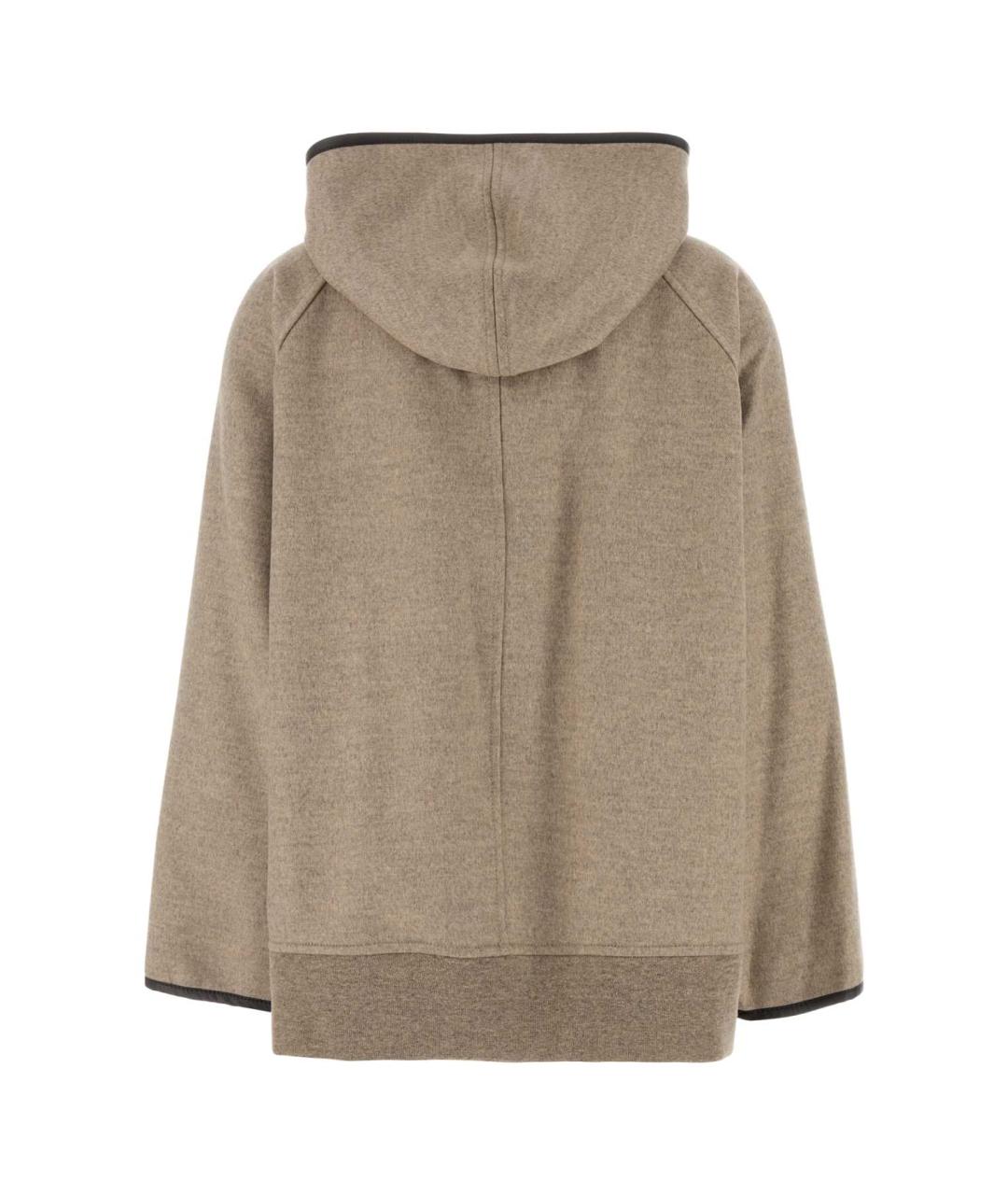 BOTTEGA VENETA Бежевая шерстяная куртка, фото 2