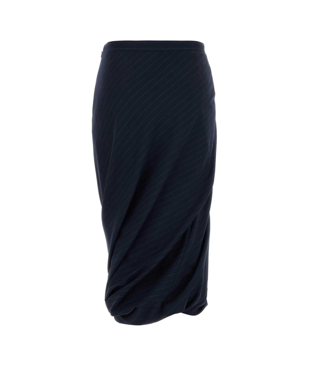 BALENCIAGA Мульти шерстяная юбка миди, фото 2