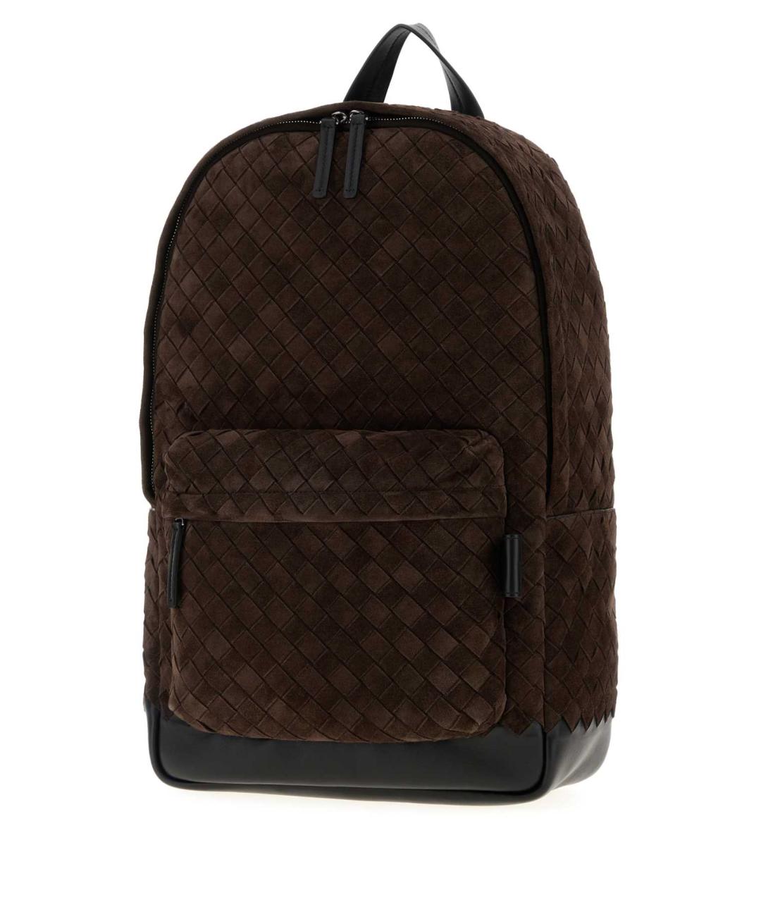 BOTTEGA VENETA Коричневый замшевый рюкзак, фото 2