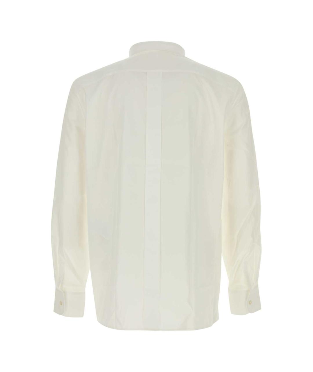 SAINT LAURENT Белая хлопковая кэжуал рубашка, фото 2