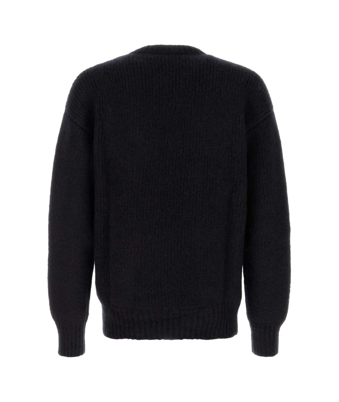 SAINT LAURENT Синий шерстяной джемпер / свитер, фото 2