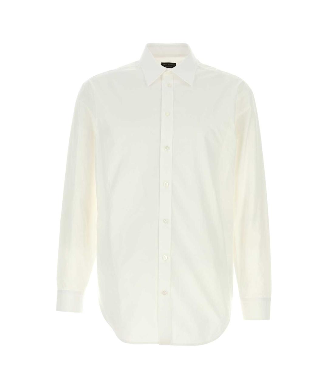 BALENCIAGA Белая хлопковая кэжуал рубашка, фото 1