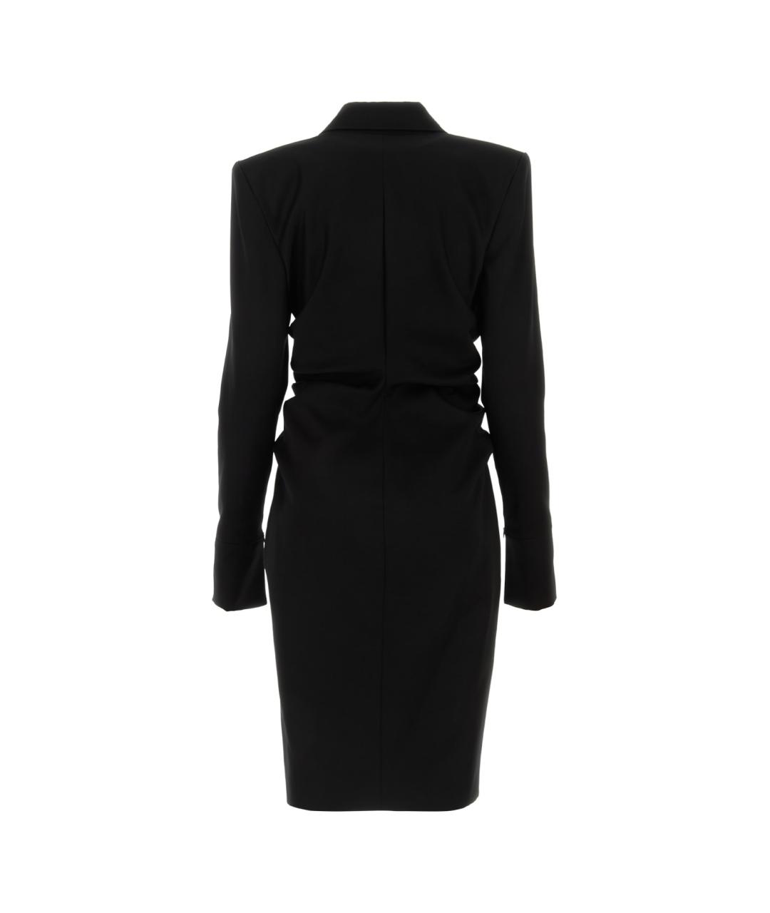TOM FORD Черное хлопко-эластановое вечернее платье, фото 2