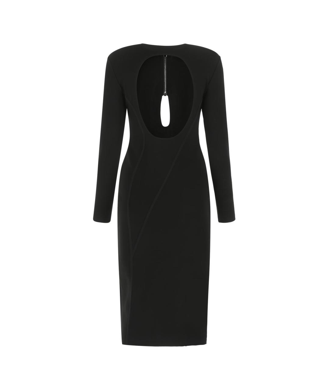 TOM FORD Черное полиэстеровое вечернее платье, фото 2