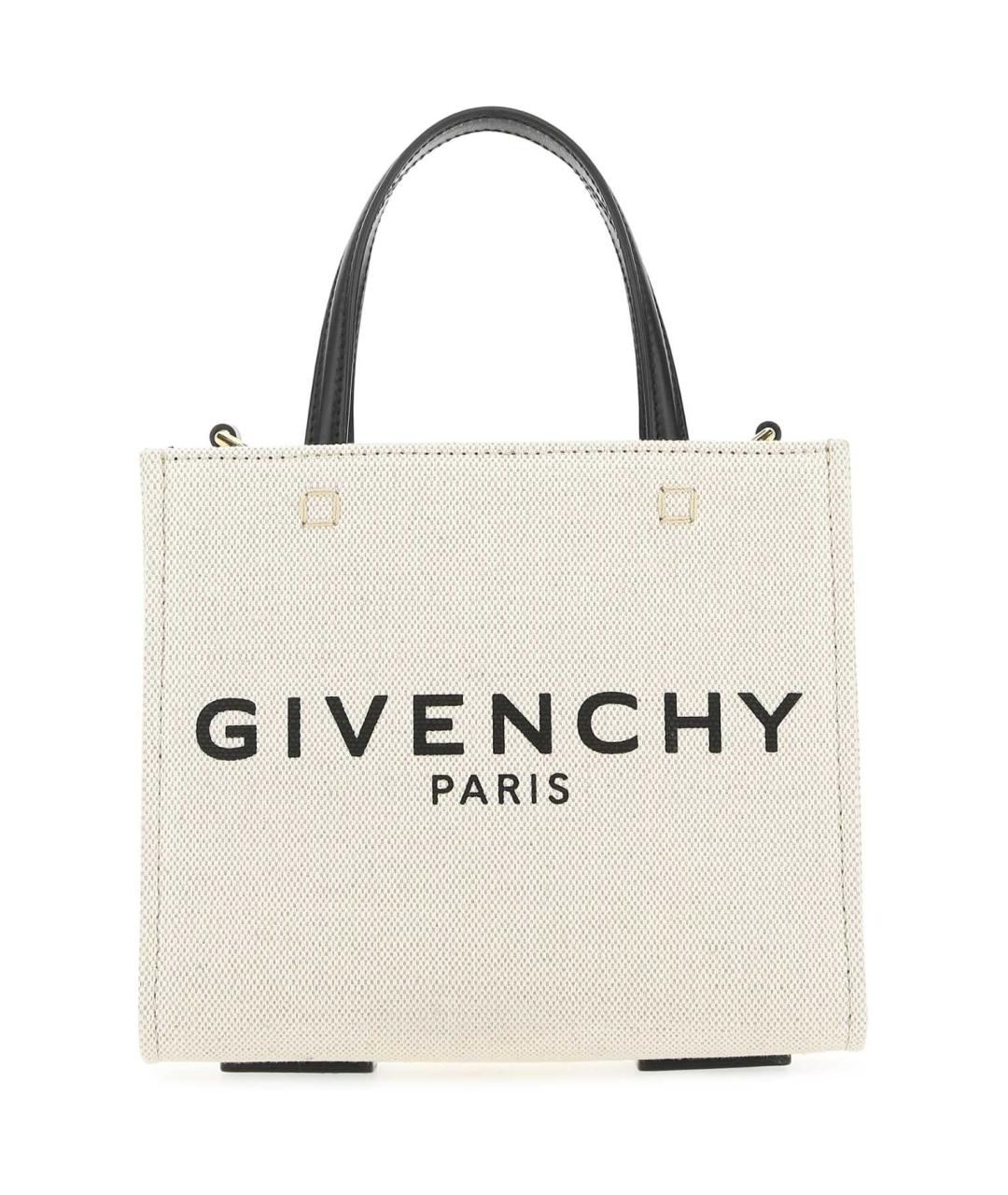 GIVENCHY Белая хлопковая сумка тоут, фото 1