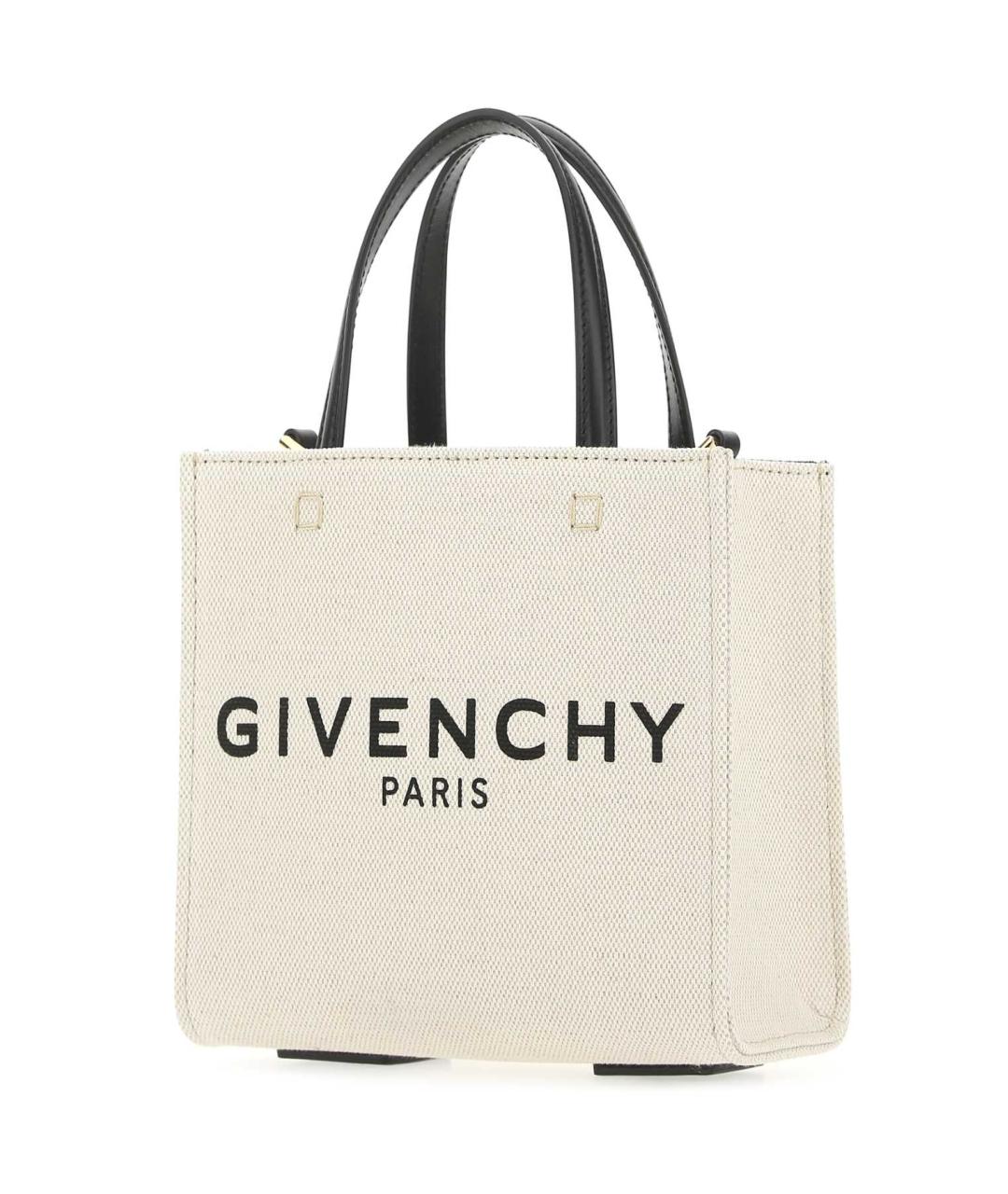 GIVENCHY Белая хлопковая сумка тоут, фото 2