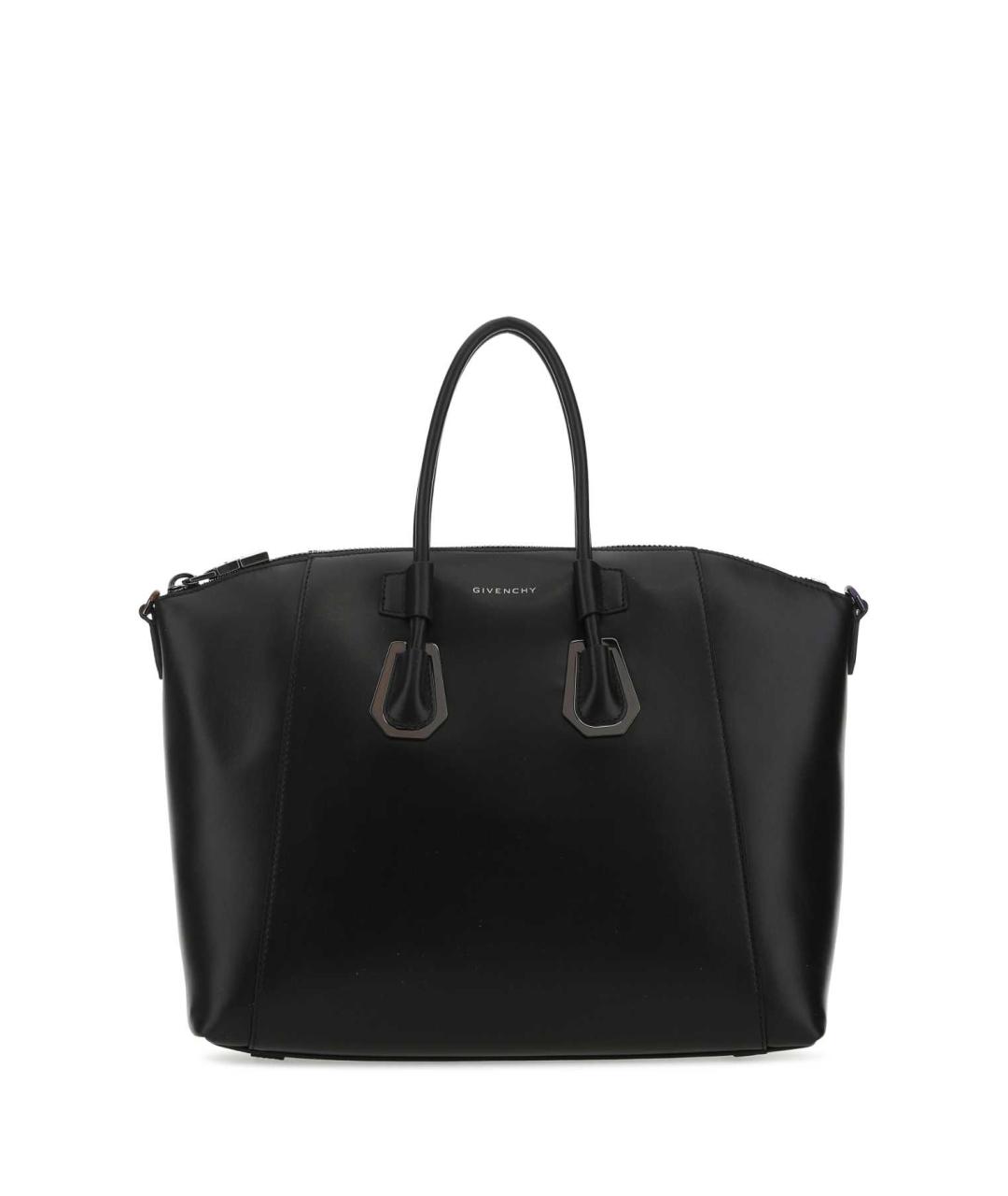 GIVENCHY Черная кожаная сумка тоут, фото 1