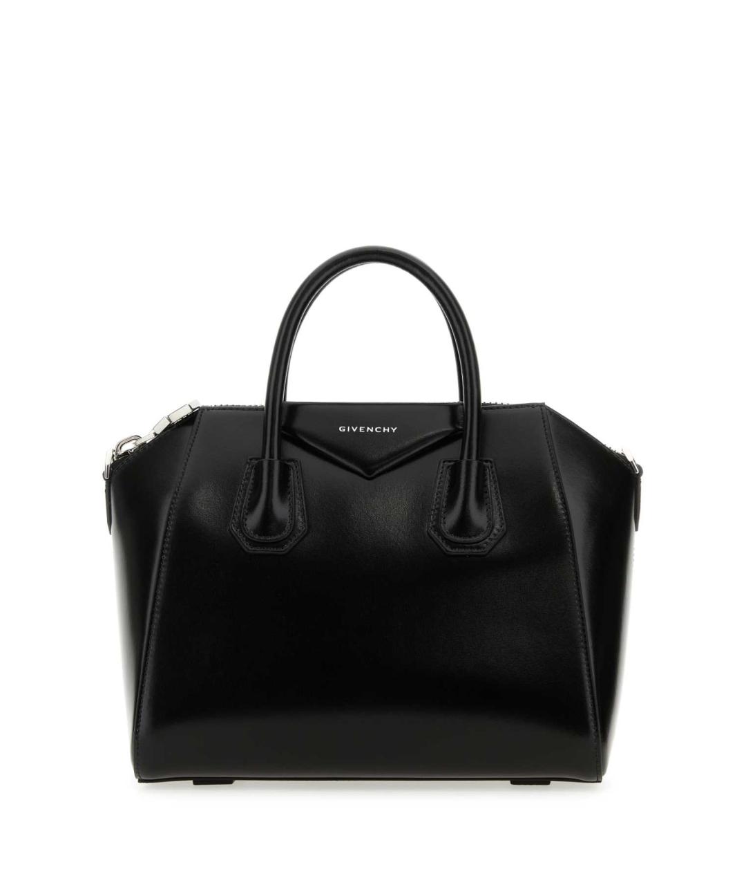 GIVENCHY Черная кожаная сумка тоут, фото 1