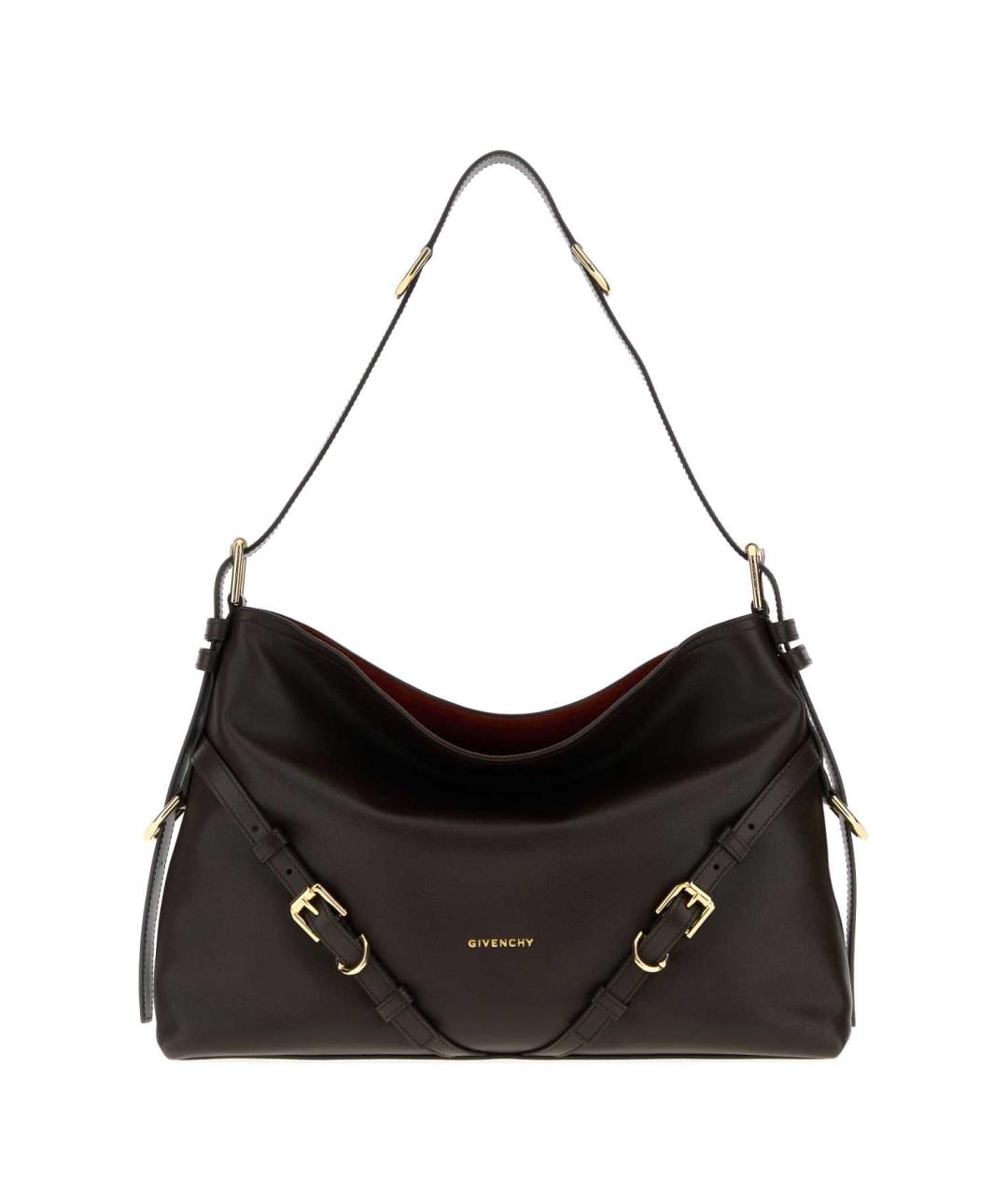 GIVENCHY Коричневая кожаная сумка через плечо, фото 1