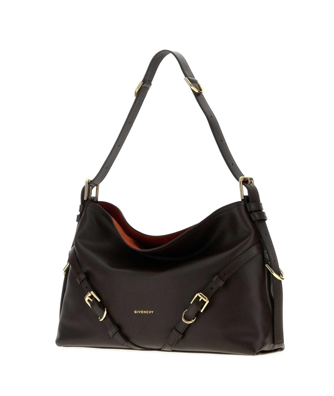 GIVENCHY Коричневая кожаная сумка через плечо, фото 2