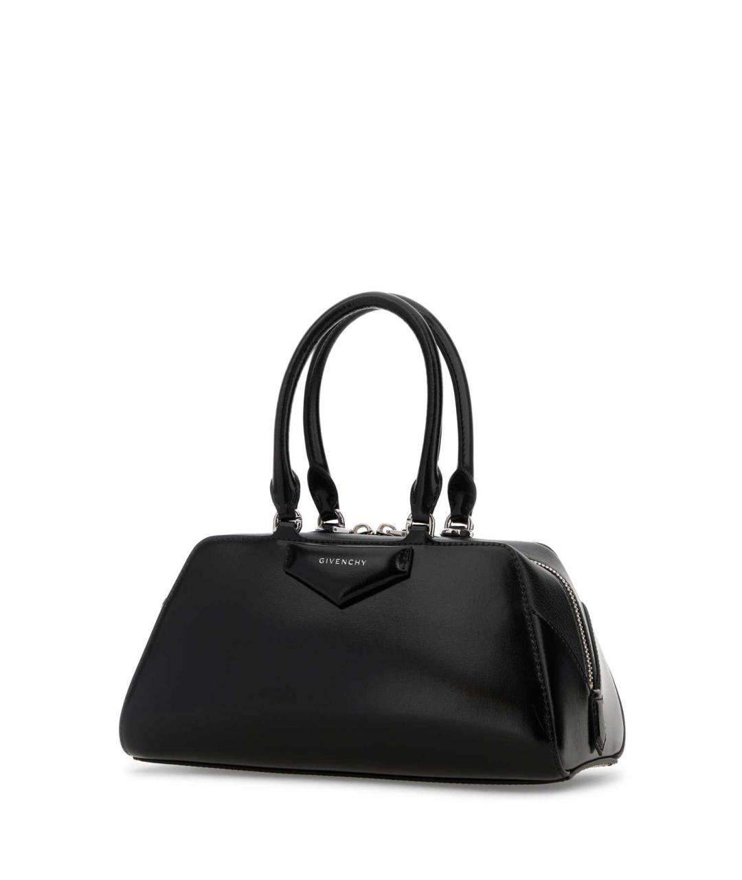 GIVENCHY Черная кожаная сумка с короткими ручками, фото 2