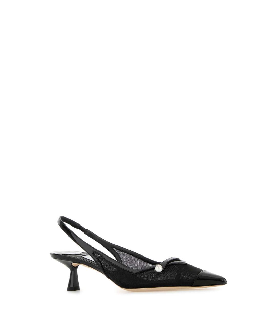 JIMMY CHOO Черные кожаные туфли, фото 2