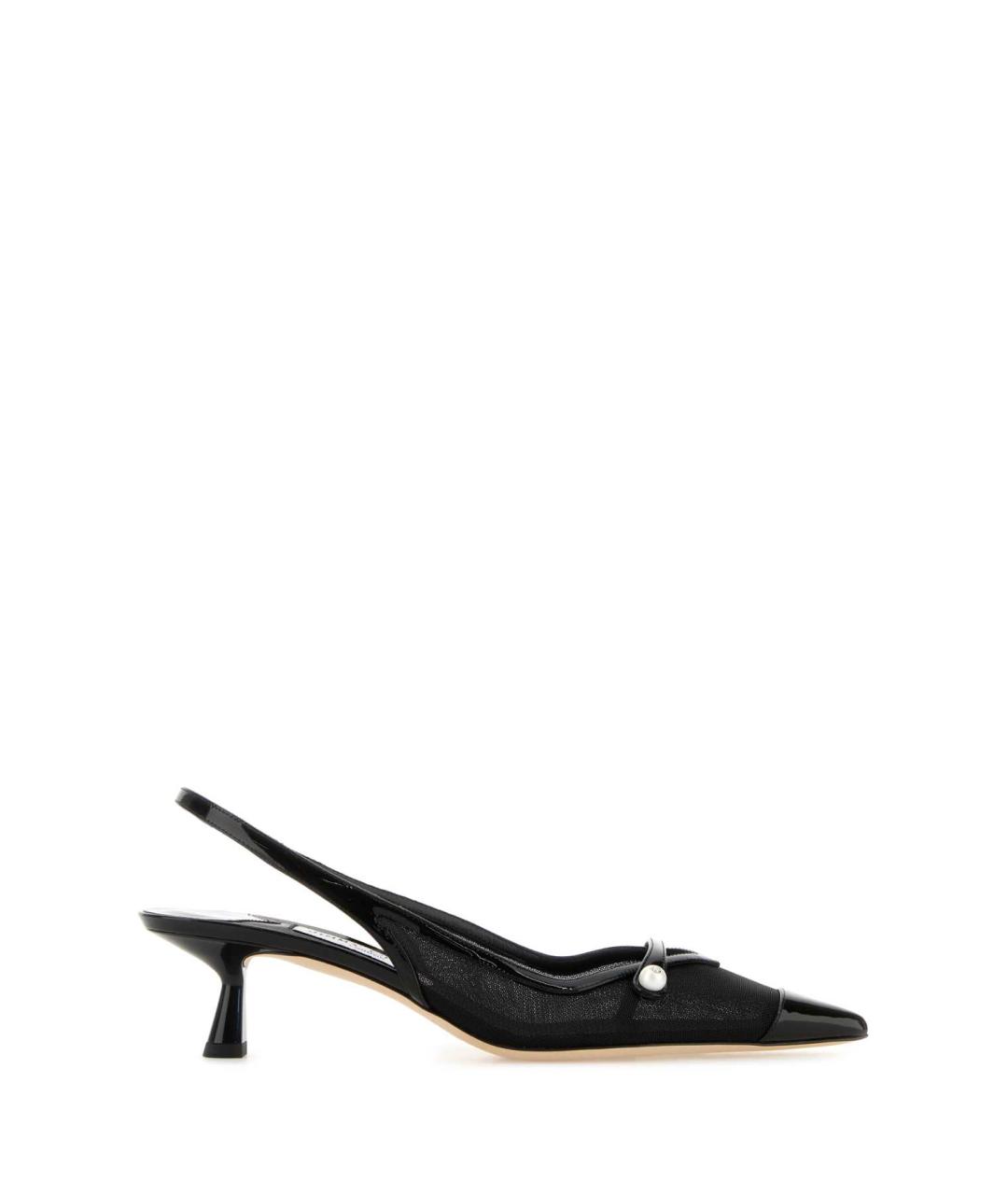 JIMMY CHOO Черные кожаные туфли, фото 1